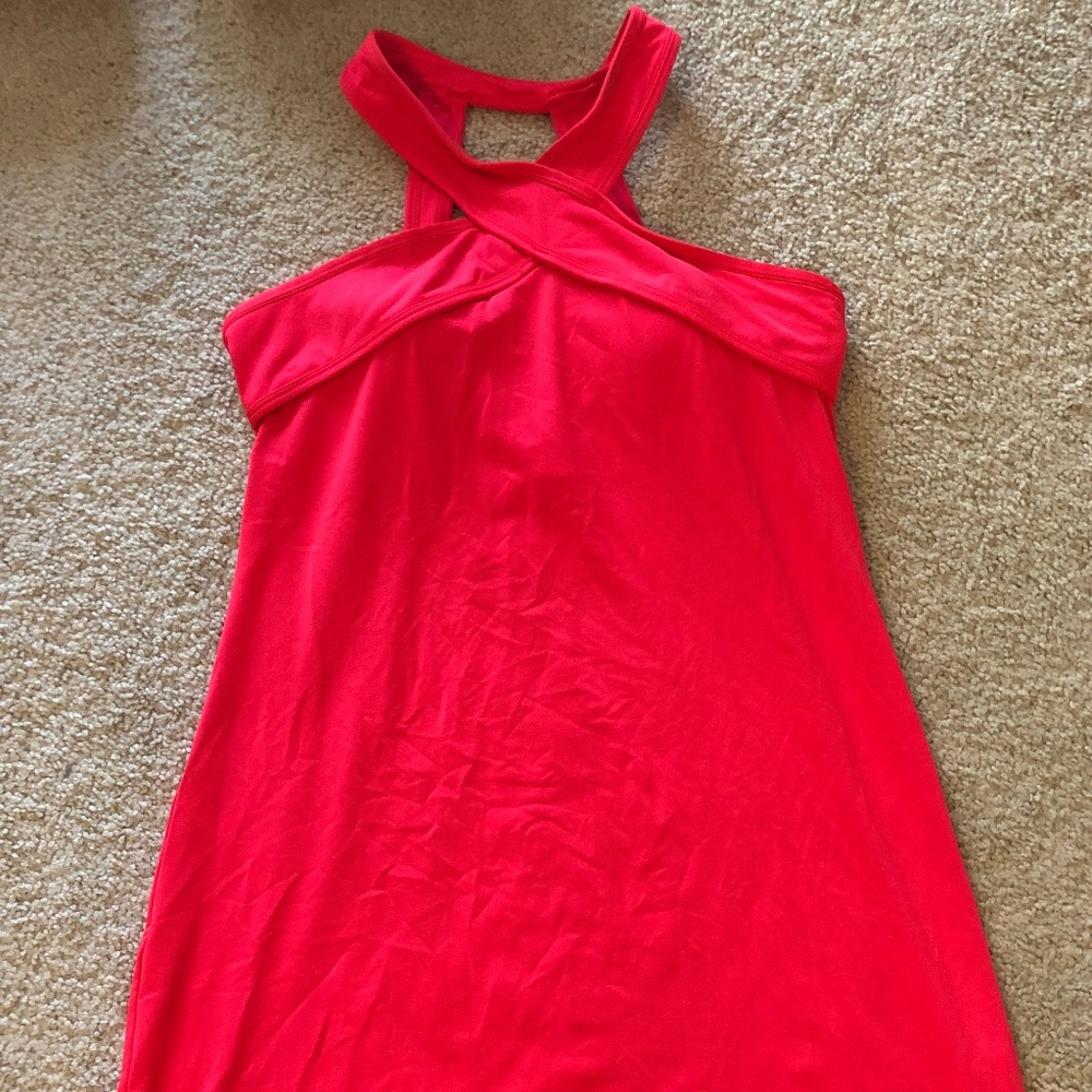 Fabletics Stretchy Halter Chicago Dress (NEW)